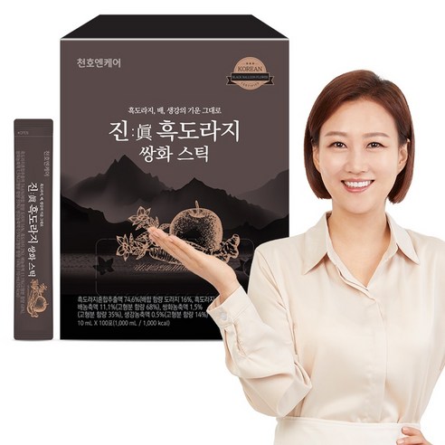 천호엔케어 진 흑도라지 쌍화 스틱 100p, 1L, 1개
