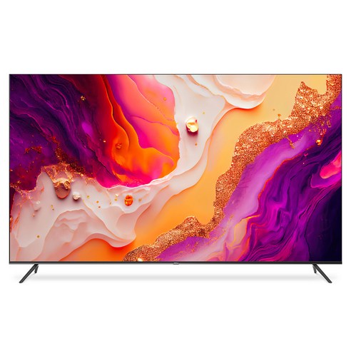 이스트라 4K UHD QLED 120Hz AI 맥스 구글 5.0 스마트 TV, 215cm(85인치), AU857QLED, 스탠드형, 방문설치