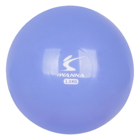 아이워너 토닝 웨이트볼, 스윗 라벤더, 1.5kg, 1개