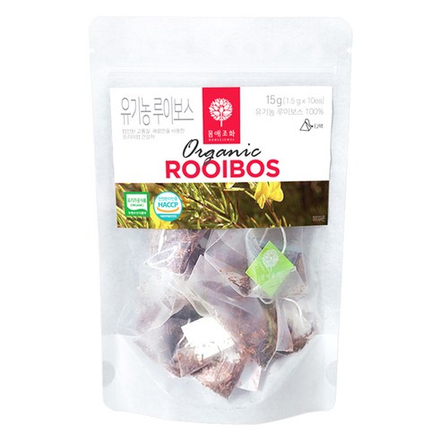몸애조화 유기농 루이보스차 티백, 1.5g, 1개, 10개입