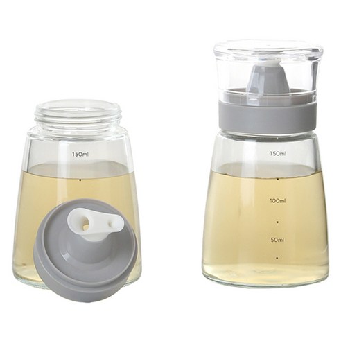 키텐실 비스포크 양방향 멀티 실리콘 오일병 M Cap 그레이, 2개, 160ml