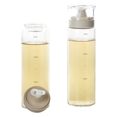 키텐실 비스포크 양방향 멀티 실리콘 오일병 M Cap 베이지, 2개, 300ml