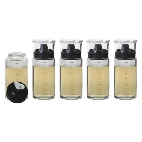 키텐실 비스포크 양방향 멀티 실리콘 오일병 M Cap 블랙, 5개, 170ml