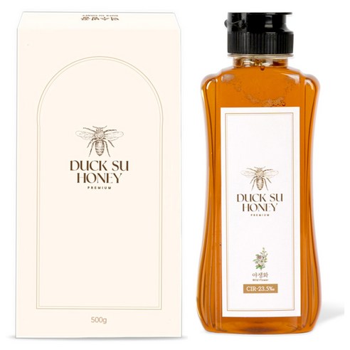 덕수벌꿀 국내산 야생화 벌꿀 튜브형, 500g, 1개