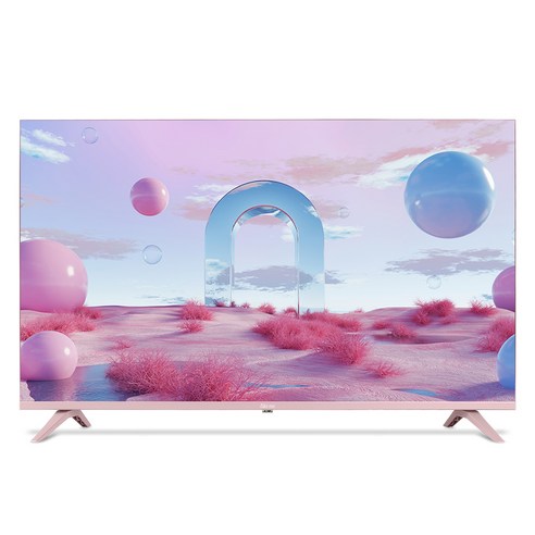 라익미 FHD LED THE AI 비스포크 컬러드 구글 TV 마이애미핑크, 109.2cm(43인치), NF43, 스탠드형, 고객직접설치