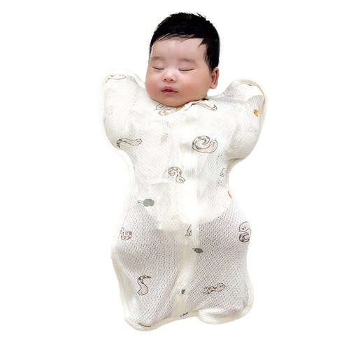 이키 유아용 순한 오가닉 메쉬 스와들 S