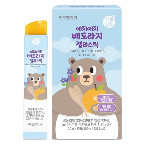 하루활력 에치에치 배도라지 젤리스틱, 20g, 15개