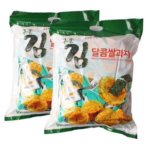 구운김 달콤 쌀과자, 2개, 900g