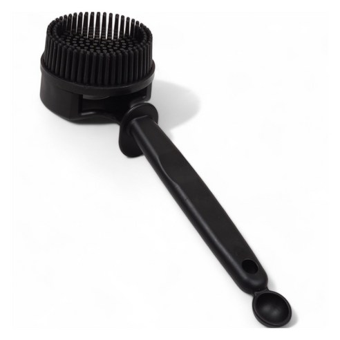 빈플랜트 커피머신 그룹헤드 실리콘 청소솔 58mm, 블랙, 1개
