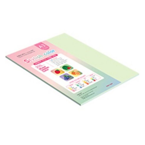 종이문화 스타일리쉬 두꺼운 혼합색지 02 SS Summer 205g, A3, 13개