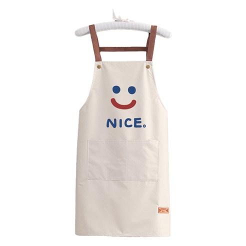 누비엘라 예쁜 방수 앞치마, 화이트