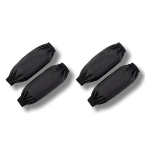 해피무드 다용도 작업용 방수 밴딩 팔토시 2p x 2개, 블랙