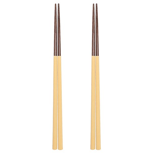 에지리 카미야 말라스 우드 젓가락, 옐로우베이지, 2개, 단품