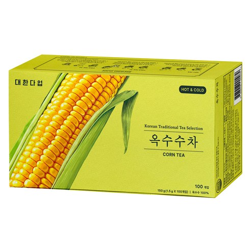 대한다업 옥수수차, 1.5g, 1개, 100개입