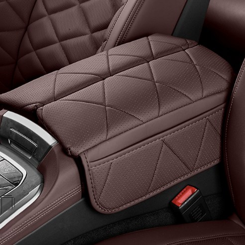 카에버 프리미엄 BMW전용 테사토라인 X7 호환 콘솔 틈새 수납 쿠션 커버, 모카 브라운, BMW X7(19~24년식 이후)