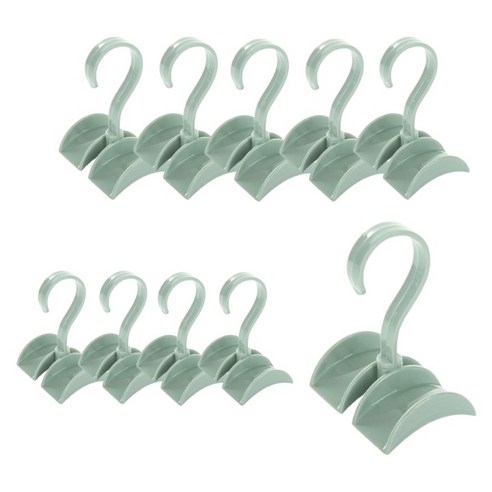 레디엘로 옷장 가죽 보호 가방 걸이, 그린, 10개