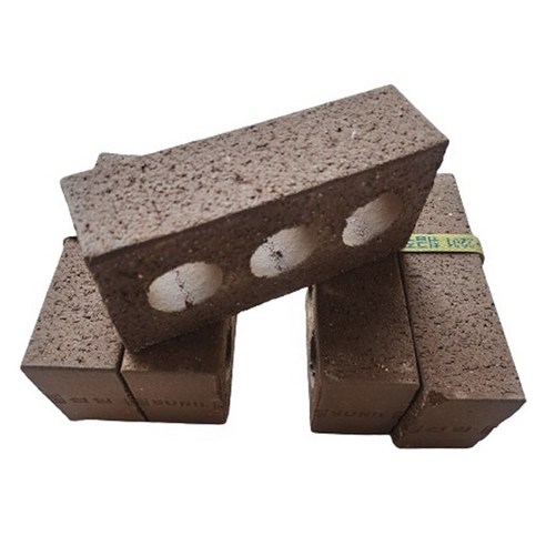위드블럭 황토벽돌 190 x 90 x 57 mm, 토석 초코브라운, 5개