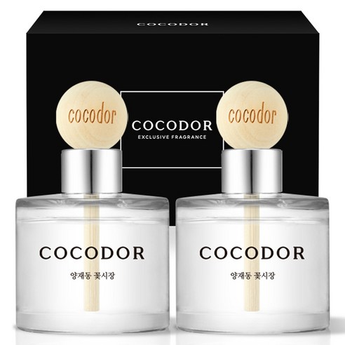 코코도르 우드볼 차량용 디퓨저 50ml 2개입