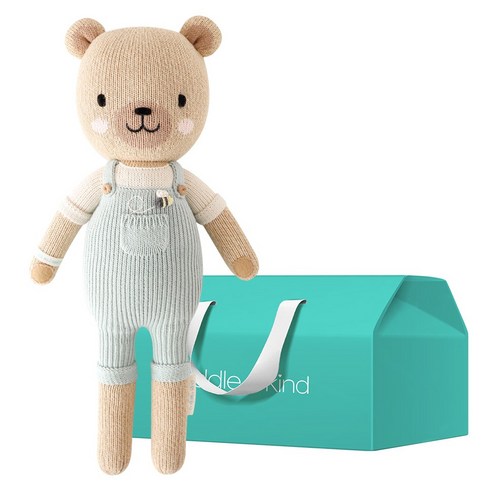 커들앤카인드 핸드메이드 애착인형 + gift box 레귤러 세트, 찰리 허니베어, 1세트