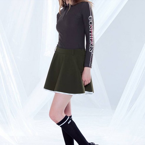 고스피어 여성용 LOGO LINE FLARE SKIRT PW2FMS36