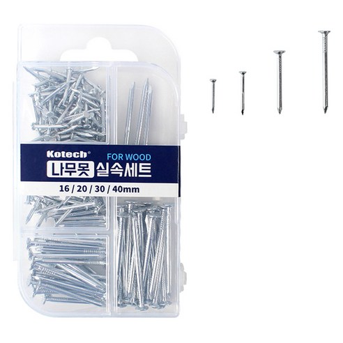 코텍스 실속간편 나무못 세트, 1개
