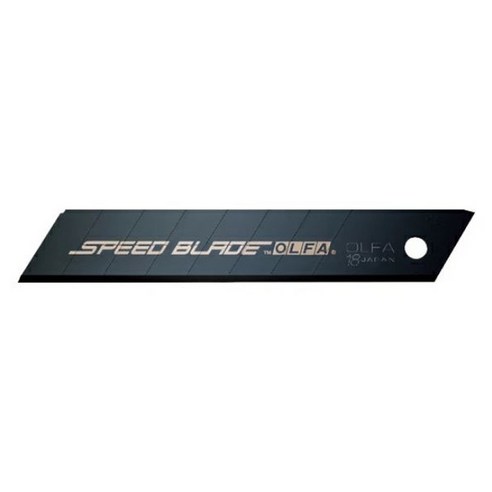 올파 대형 스피드 커터칼날 흑색 18mm LBSP20K 20p, 1개