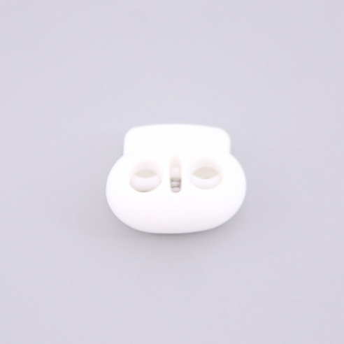 미소로운 다용도 끈길이 조절 버클 18 x 16 x 5 mm, 화이트, 10개