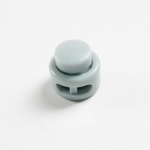 미소로운 기본원형 끈길이조절 버클 19 x 17 x 5 mm, 그레이, 10개