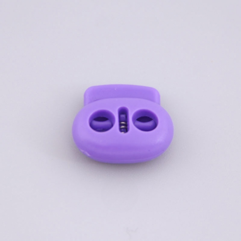 미소로운 다용도 끈길이 조절 버클 18 x 16 x 5 mm, 라이트퍼플, 10개