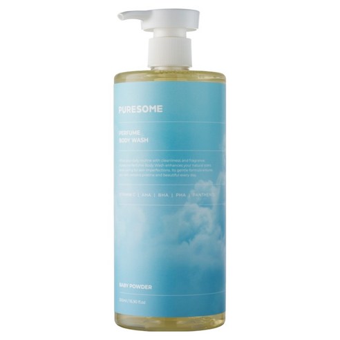 퓨어썸 아크네 퍼퓸 바디워시 베이비 파우더, 500ml, 1개