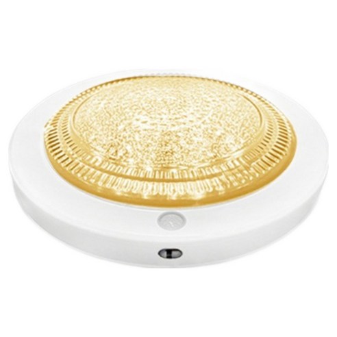LED 방습 원형 센서등 15W, 화이트 + 전구색, 1개
