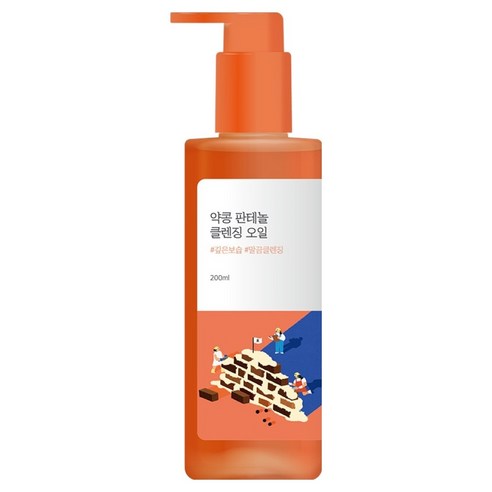 라운드랩 약콩 판테놀 클렌징 오일, 1개, 200ml