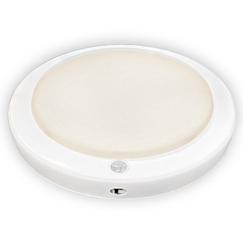 LED 스마트 원형 센서등 15W, 화이트 + 주백색, 1개