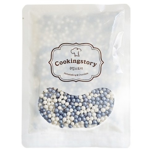 쿠킹스토리 트윙클 펄 블루 푸드컬러 화이트블루 아라잔, 100g, 1개