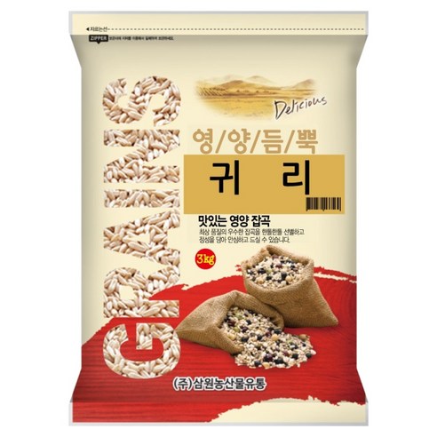 삼원농산 수입 귀리, 3kg, 1개