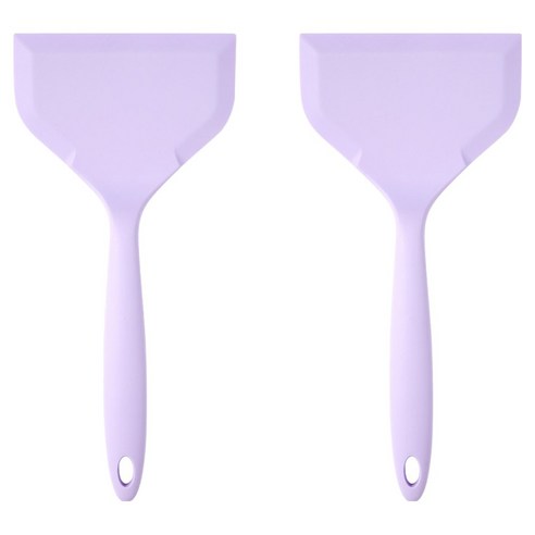이지실리 실리콘 계란말이 뒤집개, 퍼플, 2개
