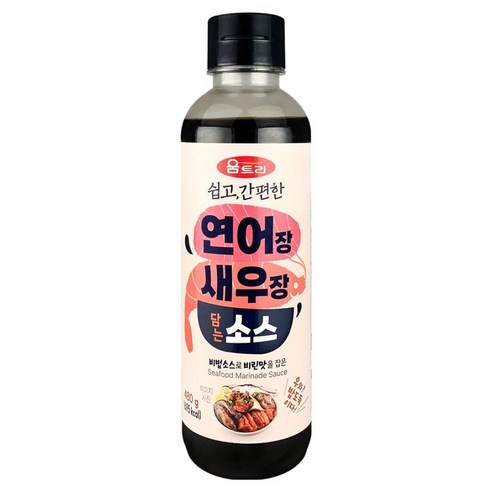 움트리 연어장 새우장 담는 소스, 1개, 380ml