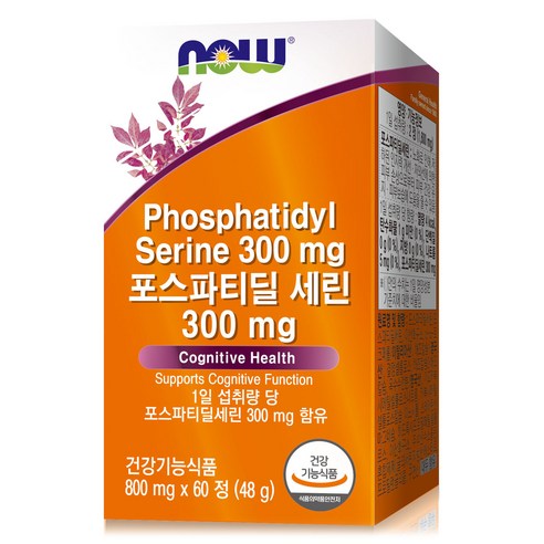 나우푸드 포스파티딜 세린 300mg - 기타건강식품 | 쿠팡