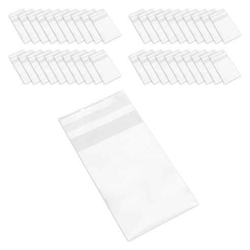 제이팩토리 두꺼운 쿠키 다용도 투명 opp 접착 봉투 6 x 13 cm, 1개, 100개입