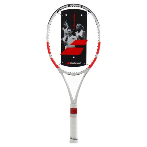 바볼랏 퓨어 스트라이크 100 라켓, PURE STRIKE, 1개, White + Red + Black