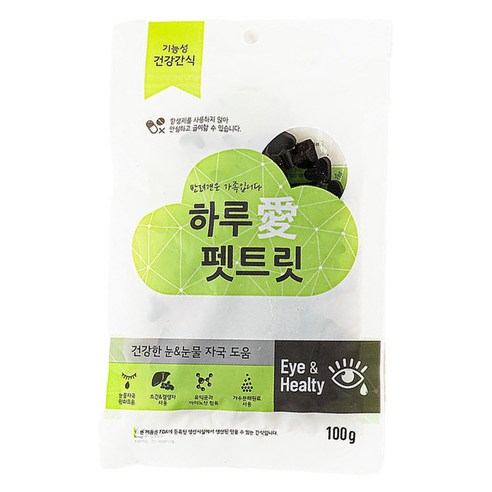 하루애 닥터도레미 반려동물 펫트릿 100g, 4개, 눈물개선/눈건강