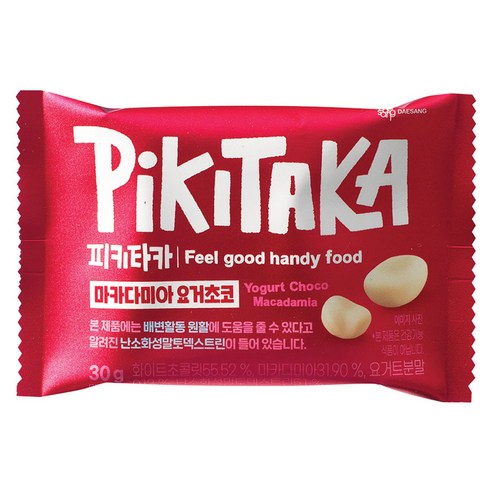 피키타카 대상 마카다미아 요거초코, 30g, 1개