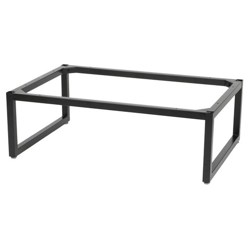 도리퍼니처 디올 30각 탁자 프레임 90 x 60 x 29 cm, 블랙