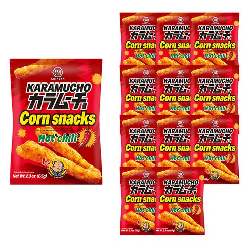 코이케야 카라무쵸 콘스넥 핫 칠리, 65g, 12개