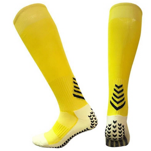 HnEx 장목 논슬립 스포츠양말, 옐로우, 1개
