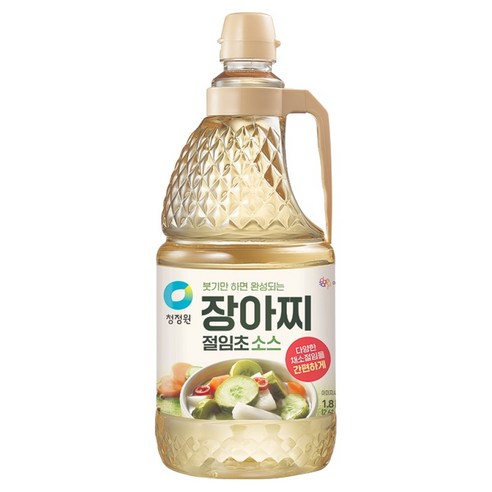 칼질 없이 뚝딱! 엄마 손맛 그대로, 장아찌 황금비율 비법 소스 청정원장아찌소스