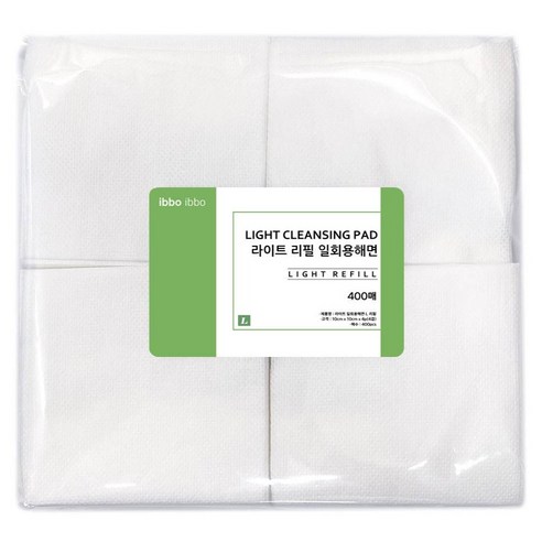라이트 일회용 해면 리필 L, 400개, 무색무취