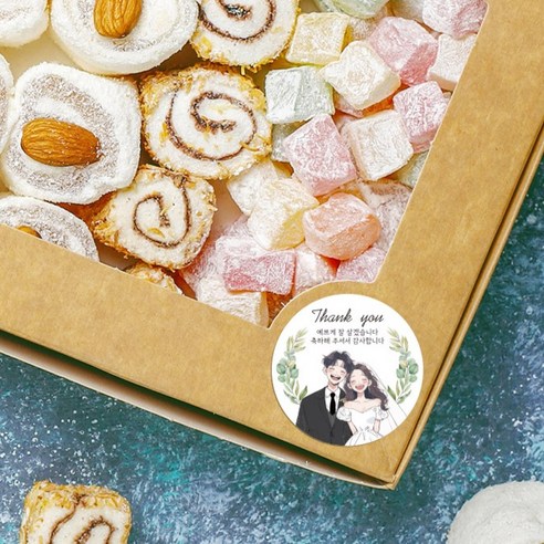 스티커 하나로 완성하는 감동, 리드홈 답례품 스티커로 마음을 전하세요!