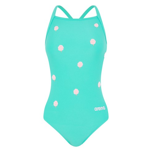 아레나 플러피프렌즈2, 꿈결 같은 자유를 선사하는 싱글 크로스 스트랩 원피스 수영복 아레나플러피프렌즈
