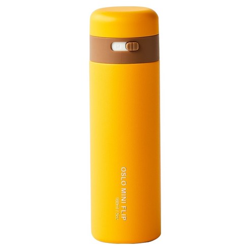오슬로 미니 플립 텀블러, 옐로우, 160ml, 1개